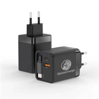 65W  Reislader (zwart)